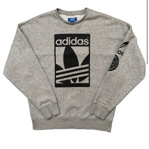 Adidas side zip detail sweatshirt